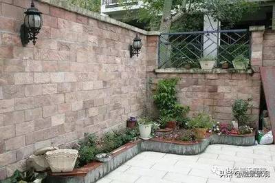 庭院設(shè)計:不一樣的花池設(shè)計,鄰居看了羨慕不已