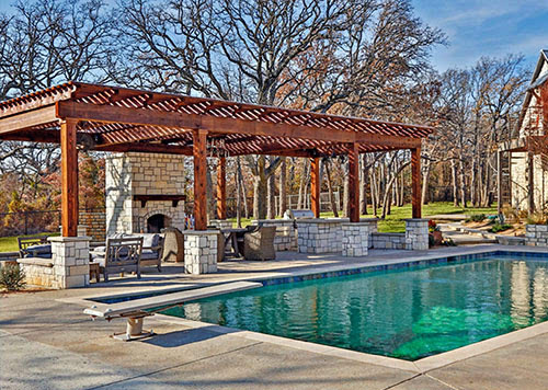 鄉村私家別墅庭院設計實景圖欣賞